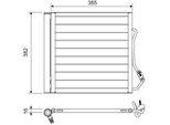 Valeo 822639 - Condensatore Aria Condizionata Oe 13198V001 Con Essiccatore Per 500X (334), Renegade, Fortwo (450), Fortwo Cabrio (450), City-Coupe (450)
