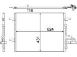 Mahle Ac 732 000S - Oe 1522067 Condensatore Aria Condizionata Per Kuga I