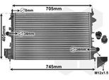 Van Wezel 37002462 Radiatore Radiatore Acqua Radiatore Motore Per Opel Vectra C Caravan (Z02) Vectra C Limousine (Z02) Signum Cc (Z03) Vectra C Cc (Z02) Per Fiat