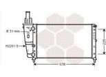 Van Wezel 17002228 - Oe 46465017 Radiatore, Raffreddamento Motore Per Punto