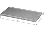 Mahle La 21 - Oe 1808604 Filtro Aria Interna Per Combo (71), Tigra (S93)