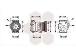Van Wezel 1700K035 - Compressore Aria Condizionata Oe 46514443 Per Brava, Bravo, Doblo, Marea, Palio, Punto, Strada