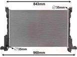 Van Wezel 43002624 Radiatore Radiatore Acqua Radiatore Motore Per Opel Vivaro B Furgone (X82) Vivaro B Combi (X82) Vivaro B Pianale / Telaio (X82)