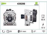 Valeo 439206 - Alternatore Oe 0101543802 Per Vaneo (414), Classe A (W169), Classe A (W168)