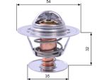 Gates TH11292G1 - Termostato Acqua Di Raffreddamento Oe 1338046 Per Astra G