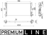 Mahle Cr 932 000P - Oe 52181949 Radiatore, Raffreddamento Motore Per Ducato