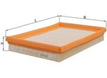 Mahle Lx 687 - Filtro Aria Oe 1004509 Per Fiesta Iv, Fiesta V, Fiesta Iii, Puma, 323 (Ba)
