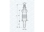 Magneti Marelli 062900008304 - Candeletta Per Mondeo Ii, Fiesta Iv, Escort Vii, Escort Vi, Escort V