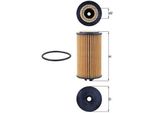 Mahle Ox 978D - Filtro Olio Oe 55576499 Per Astra J, Astra K, Cascada (W13), Insignia A (G09), Insignia B (Z18), Zafira Tourer C