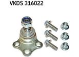 Skf Vkds 316022 - Oe 40160 00Q0A Giunto Sferico Per Primastar (X83), Vivaro (J7), Vivaro (F7), Vivaro A (E7), Vivaro A (X83), Trafic Ii (Jl), Trafic Ii (Fl), Trafic Ii (El)