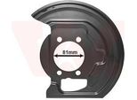 Van Wezel 3388372 - Oe 41151JD01A Piastra Di Ancoraggio, Asse Anteriore Destro Per Qashqai +2 I (J10)