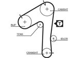 Gates 5483XS - Cinghia Di Distribuzione Oe 13028 81T00 Per Patrol Gr V