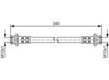 Bosch 1 987 476 198 - Tubo Freno Oe 46204 89919 Per Almera I (N15)