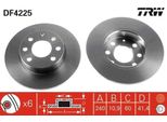 Trw DF4225 - Disco Freno Oe 9195981 Per Corsa C (X01)