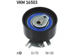 Skf Vkm 16503 Tendicinghia, Cinghia Dentata Oe 1307000QAD Compatibile Con Interstar, Primastar, Movano, Vivaro, Avantime, Espace, Laguna, Master, Trafic, Vel Satis