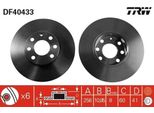 Trw DF4043 - Disco Freno Oe 9117676 Per Astra G