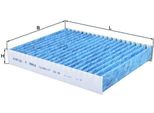 Mahle Lao 169 - Oe 1204464 Filtro Aria Di Cabina Per Fiesta V, Fusion