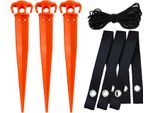 Inf Kit Paletti Per Alberi Giovani, Picchetti Di Supporto Per Alberi Da Giardino Arancia