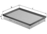 Mahle Lx 1572 - Filtro Aria Oe 1232496 Per Focus C-Max (DM2), Focus Ii, C30 (533), S40 Ii (544), V50 (545)
