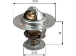 Gates TH50292G1 Termostato, Liquido Di Raffreddamento Oe 1765657 Compatibile Con Transit, Tourneo, Mondeo, C-Max, Focus, Fiesta, Ecosport, B-Max