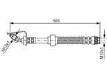 Bosch 1 987 476 906 - Tubo Freno Oe 9160432 Per Movano (X70)