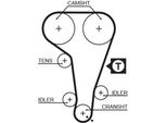 Gates 5360XS - Cinghia Di Distribuzione Oe 1112531 Per Escort Vi, Escort Vii, Escort V, Fiesta Iii, Mondeo Ii, Orion Iii (Gal)