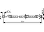 Bosch 1 987 476 342 - Tubo Freno Oe 97124879 Per Frontera B (U99)