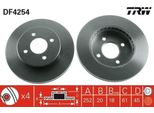 Trw DF4254 - Disco Freno Oe 40206 62Y01 Per Almera I (N15)