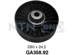 Snr GA358.92 - Oe 73501924 Umlenkrolle, Keilrippenriemen FüR 145 (930), 146 (930), 147 (937), 155 (167), 156 (932), Gt (937), Gtv (916), Spider (916), Barchetta, Brava, Bravo, Coupe 175, Marea, Punto