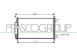 Prasco DS011C004 - Condensatore Aria Condizionata Oe 92100AX800 Per Juke (F15), Micra Iii (K12), Note (E11, NE11)