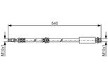 Bosch 1 987 476 057 - Tubo Freno Oe 1211729 Per Fiesta V, Fusion