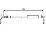 Bosch 1 987 481 487 - Oe 1371515 Bremsschlauch FüR Transit, Transit Tourneo