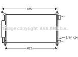 Prasco DN5251D - Condensatore Aria Condizionata Oe 92100AX800 Per Juke (F15), Micra Iii (K12), Note (E11, NE11)