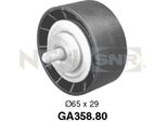 Snr GA358.80 - Oe 55190052 Umlenkrolle, Keilrippenriemen Per 147 (937), 156 (932), 166 (936), Gt (937), Gtv (916), Spider (916), Bravo, Idea, Punto, Stilo