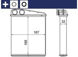 Mahle Ah 16 000S - Oe 27140AX700 Scambiatore Di Calore, Riscaldatore Per Micra Iii (K12), Note (E11, NE11), Clio Iii, Modus (F/JP0), Twingo Ii (CN0), Wind (E4M)