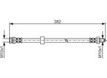 Bosch 1 987 481 359 - Tubo Freno Oe 2T14 2282 Bc Per Transit Connect, Tourneo Connect