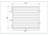 Valeo 814172 - Condensatore Aria Condizionata Oe 4419021 Per Vivaro (J7), Vivaro (F7), Vivaro A (E7), Trafic Ii (Jl), Trafic Ii (Fl), Trafic Ii (El)