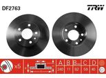 Trw DF2763 - Disco Freno Oe 60651437 Per Gtv (916), Spider (916)