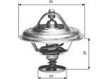 Gates TH09781G1 - Oe 1338 20 KüHlwasserthermostat FüR Espace Ii (J), Trafic (P, T, V)