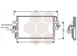 Van Wezel 13005166 - Condensatore Aria Condizionata Oe 92110 77J10 Per Primera (P10)