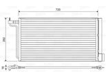 Valeo 814177 - Condensatore Aria Condizionata Oe 1684204 Con Essiccatore Per Focus Iii, Grand C-Max, C-Max