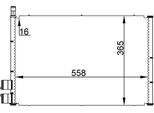 Mahle Ac 298 000S - Condensatore Aria Condizionata Oe 1142771 Per Fiesta V, Fusion, 2 (Dy)