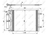 Nrf 35783 - Condensatore Aria Condizionata Oe 92100AY600 Con Essiccatore Per Micra Iii (K12)