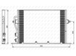 Nrf 35196 - Oe 1022553 Klimakondensator Per Mondeo Ii, Cougar