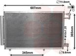 Van Wezel 18005439 - Oe 1513108 Condensatore Aria Condizionata Con Essiccatore Per Fiesta Vi