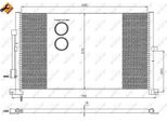 Nrf 35365 - Condensatore Aria Condizionata Oe 1116809 Per Mondeo Iii