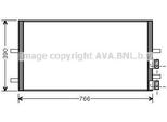 Prasco FDA5407 - Condensatore Aria Condizionata Oe 1371571 Per Transit, Transit Tourneo