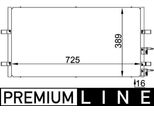Mahle Ac 695 000P Condensatore Climatizzatore Condensatore Climatizzatore Per Ford Transit Mk6 Furgone (V347, V348, Fa)