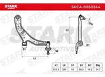 Stark SKCA-0050244 - Querlenker Oe 54501 4M400 Per Almera (B10), Almera Ii (N16)