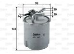 Valeo 587563 - Filtro Carburante Oe 16400EC00B Per Pathfinder Iii (R51)